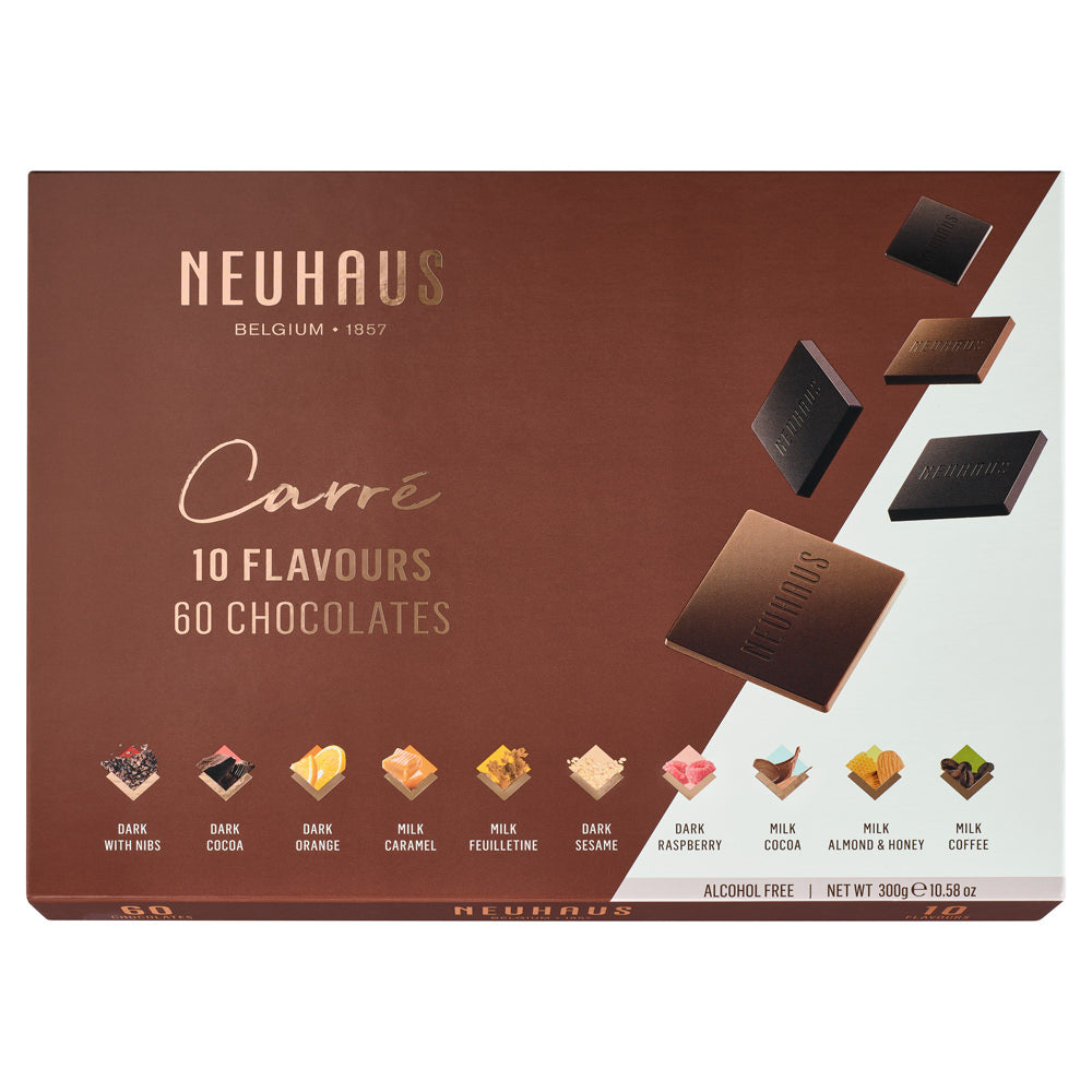 Neuhaus - Carré - 10 Flavours 60 Chocolates. 300G