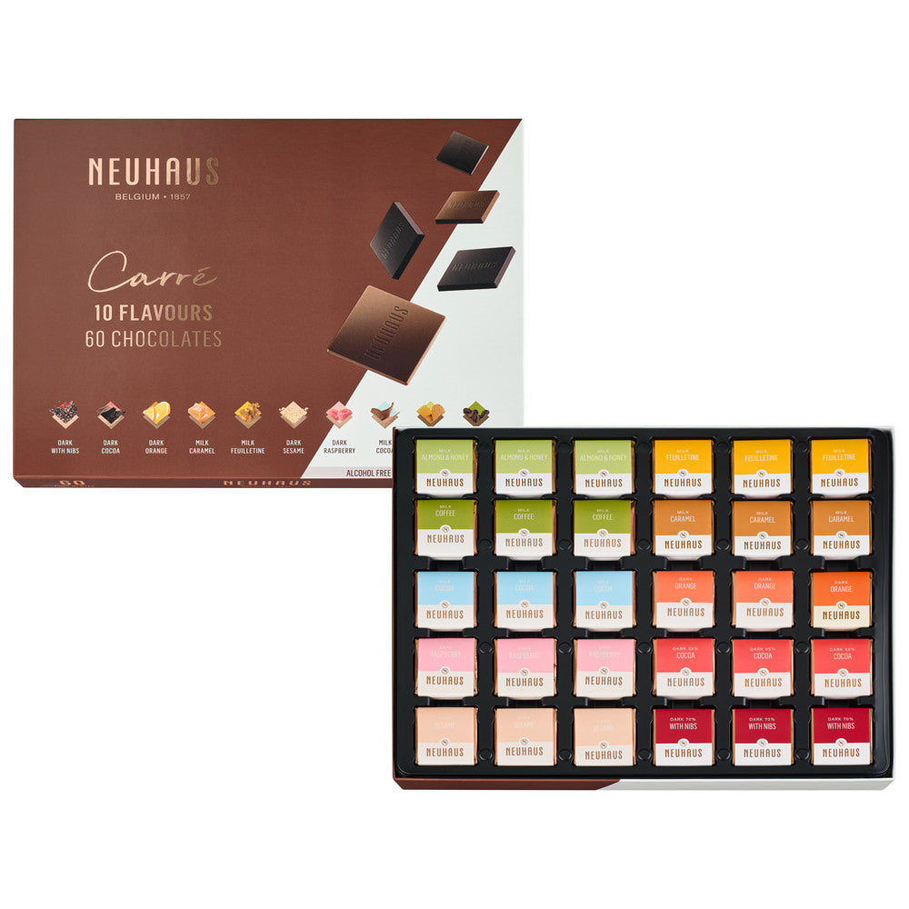 Neuhaus - Carré - 10 Flavours 60 Chocolates. 300G