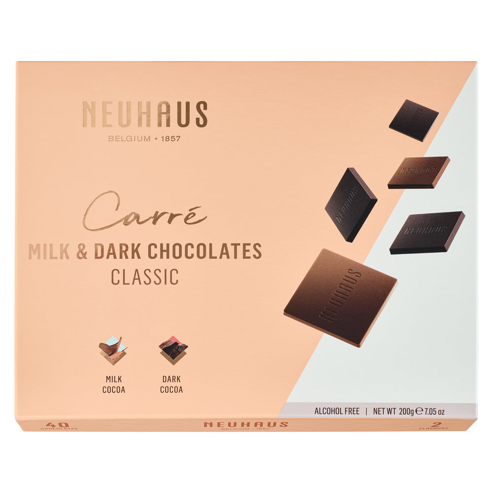 Neuhaus - Carré - Milk & Dark Chocolates 40 Pcs 200G