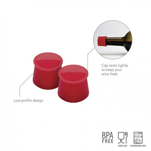 Silicone Wine Caps – Set of 2