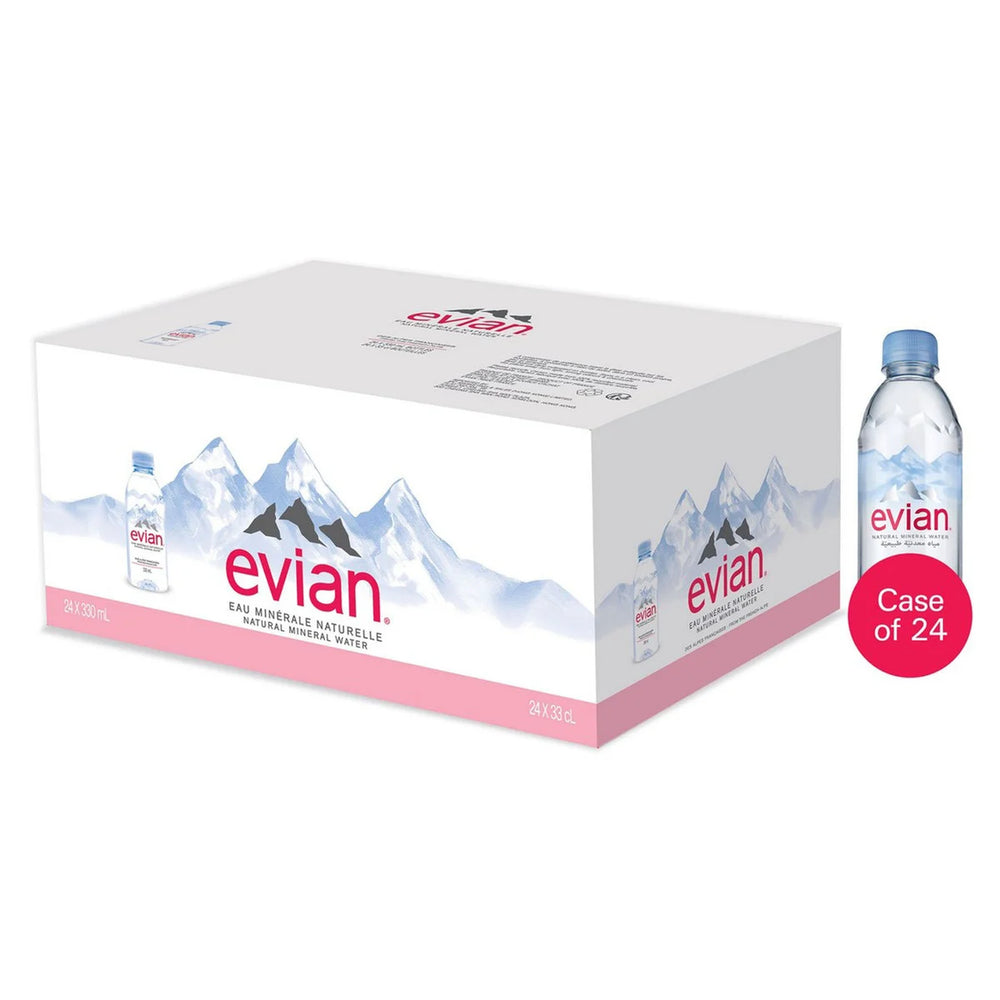 Evian - Evian Premium Natural Mineral Water 330ml