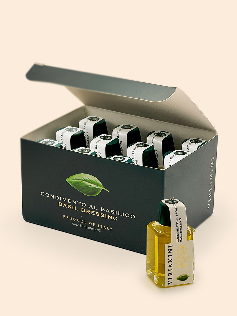 Vibianini Basil Olive Oil by Castello Monte Vibiano - Single dose 10ml