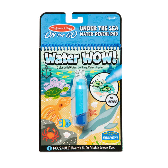 Melissa & Doug - Water Wow! Water Reveal Flip Pad - On the Go Travel Activity