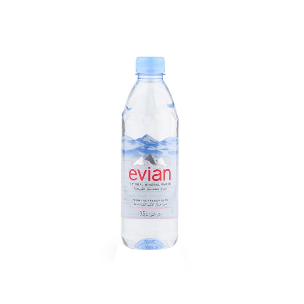 Evian - Natural Mineral Water 500 ml