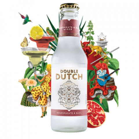 Double Dutch - Pomegranate & Basil Mixers 200ml