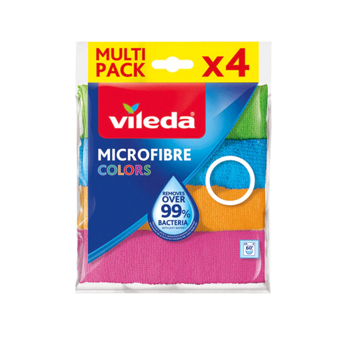 Vileda - Microfibre Colors 4 pcs