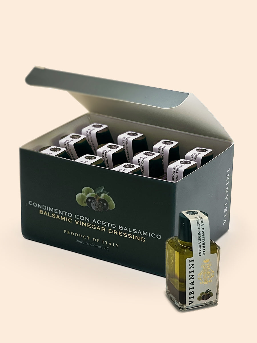 Vibianini Olive Oil /Balsamic Vinegar Dressing by Castello Monte Vibiano - Single Dose 10ml or 19ml