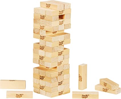 Jenga - Classic Game With Genuine Hardwood Blocks.