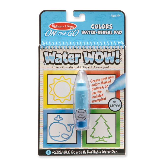 Melissa & Doug - Water Wow! Water Reveal Flip Pad - On the Go Travel Activity