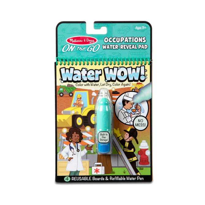 Melissa & Doug - Water Wow! Water Reveal Flip Pad - On the Go Travel Activity