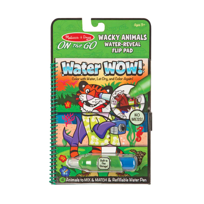 Melissa & Doug - Water Wow! Water Reveal Flip Pad - On the Go Travel Activity